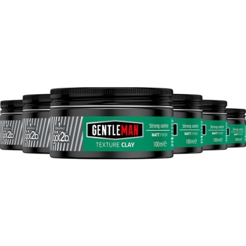Got2b - Men - Gentleman Texture Clay - Haarstyling - Voordeelverpakking - 6 x 100 ml