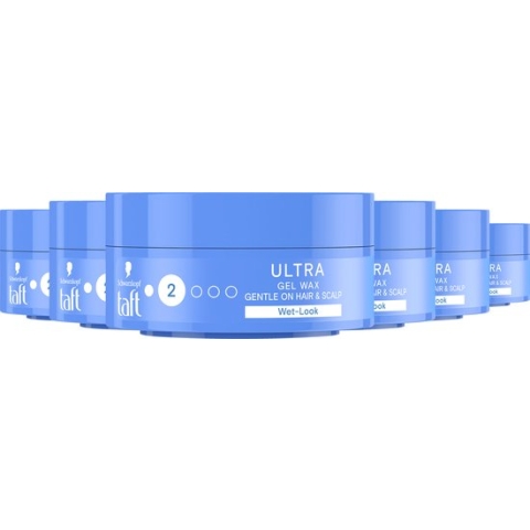 Taft Ultra Structure Haargel-Wax 6x 75 ml - Grootverpakking