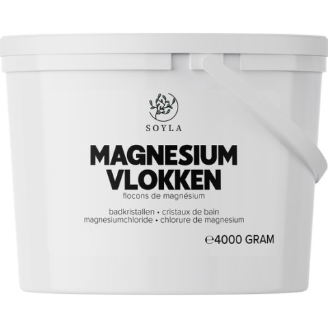 Magnesium vlokken - Magnesium Chloride - 4 KG - Herkomst Nederland