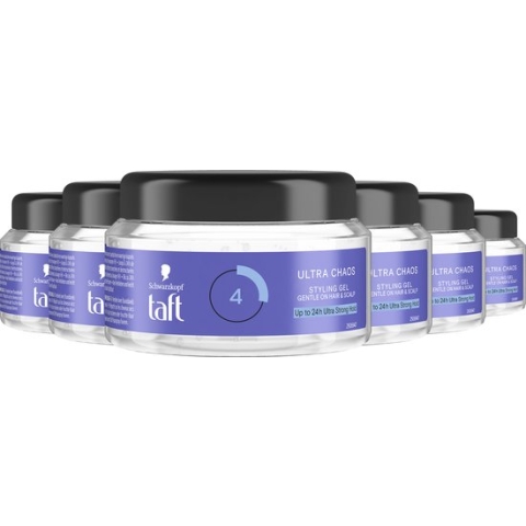 Taft Ultra Classic Chaos Styling Gel 6x 250ml - Grootverpakking