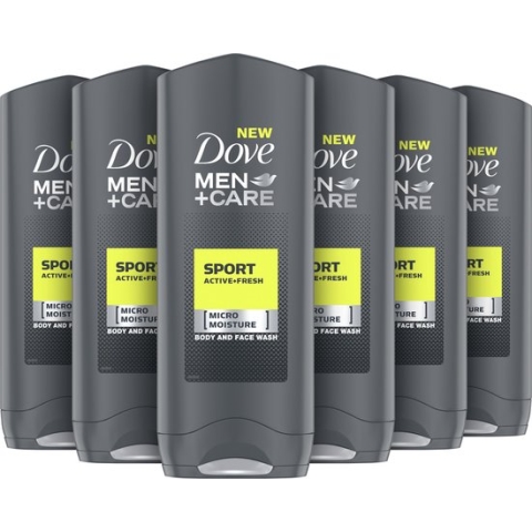 Dove Men+Care Sport Active Fresh Douchegel - 6 x 250 ml