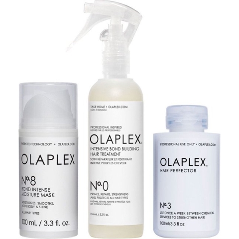 OLAPLEX Set No.0 + No.3 + No.8