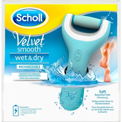 Scholl Velvet Smooth  Voetvijl Wet & Dry - Starter - 1 stuk