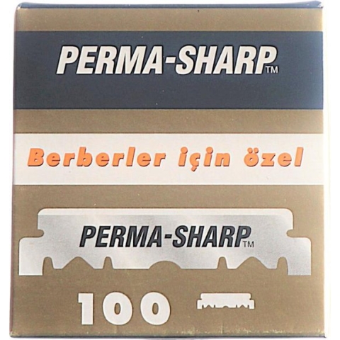 Gillette Perma-Sharp Single Edge Blades Losse Scheermesjes 100 Stuks