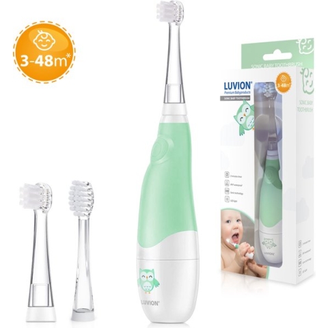 Luvion 250S - Sonische Elektrische Tandenborstel voor Baby en Peuter - 0 t/m 3 Jaar - Met Timer