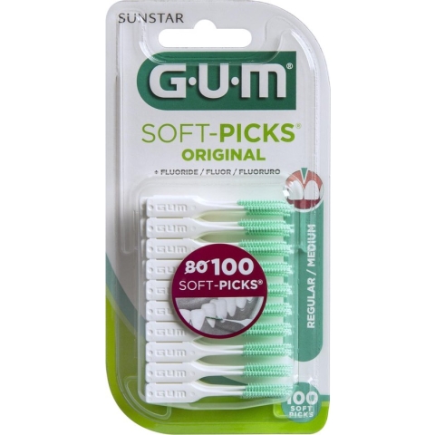 GUM Soft-Picks Original Regular 100 stuks