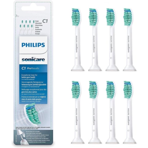 Philips Sonicare ProResults HX6018/07 - Opzetborstel - Standaard - 8 stuks