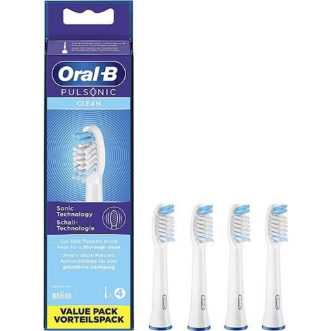 Oral-B Pulsonic SR32-4 - Opzetborstels - 4 stuks - Wit