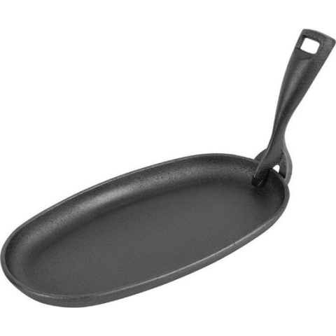 Olympia Gietijzeren Pan Ovaal 24cm GG133 - Horeca & Professioneel