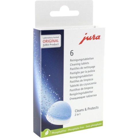 Jura - 2 in 1 Reinigingstabletten - 6 stuks