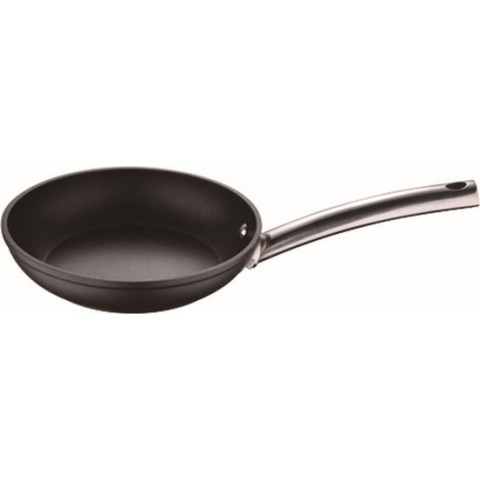 Masterpro Foodies Collection Bakpan Zwart Ø28x5,5cm Aluminium - Koken - Bakken - Alle warmtebronnen - Anti Kleeflaag