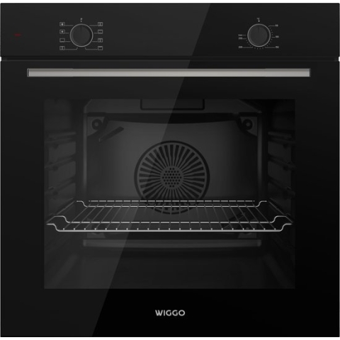 Wiggo WO-B608(B) - Inbouw heteluchtoven - 68 L - Zwart