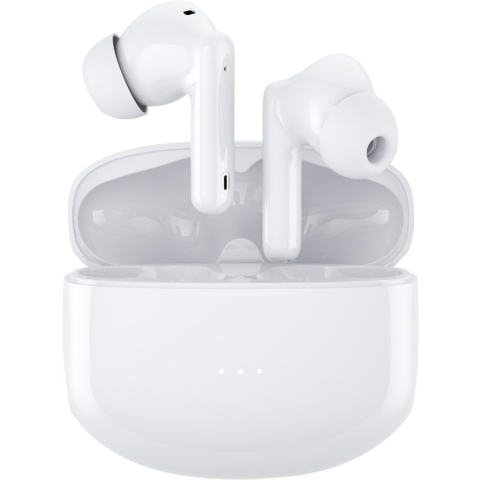 Cazy Draadloze Oordopjes met Active Noise Cancelling / In-Ear Oortjes Draadloos met Oplaadcase 320mAh - Bluetooth Oordopjes - Transparancy Mode - LED lampjes - Touch Control - Geschikt voor o.a. Apple iPhone en Samsung Android - Wit