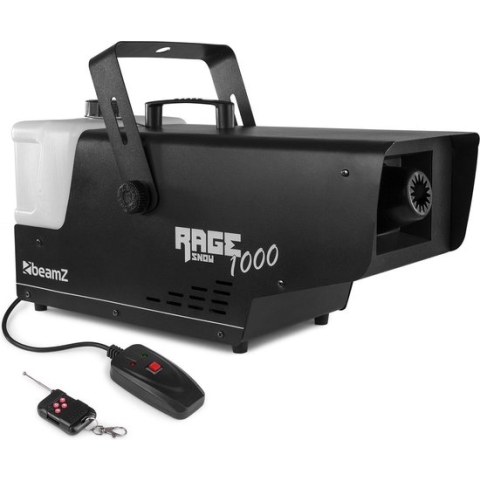 Sneeuwmachine - BeamZ RAGE1000SNOW - met draadloze en bedrade afstandsbediening