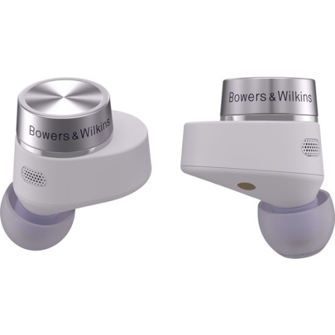 Bowers & Wilkins PI5 S2 In-Ear True Wireless hoofdtelefoon met Noise Cancelling, Meeslepend geluid en Draadloos opladen- Spring Lilac