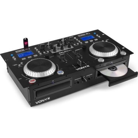 Vonyx CDJ500 CD/USB speler met Bluetooth, mixer en versterker
