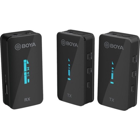 Boya 2.4 GHz Ultra-Compacte Microfoon Draadloos BY-XM6-S2