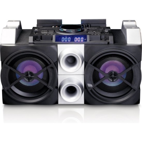 Lenco PMX-150 - Bluetooth Party Speaker Draadloos - DJ Mixer - Zwart