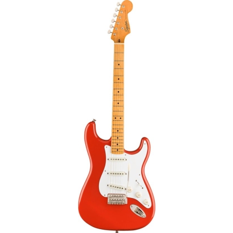 Squier Classic Vibe '50s Stratocaster, Fiesta Red MN - Elektrische gitaar - rood