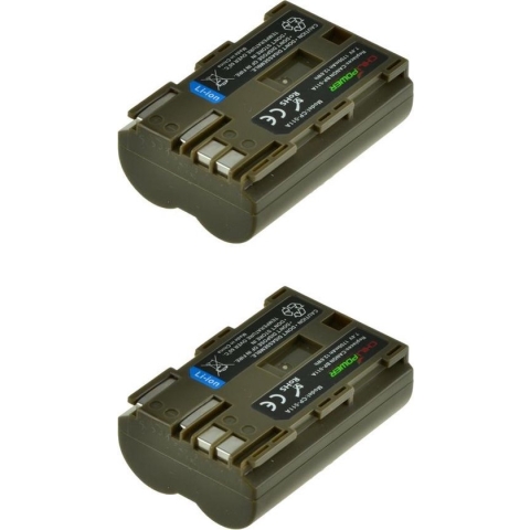 ChiliPower BP-511 / BP-511A accu voor Canon - 1700mAh - 2-Pack