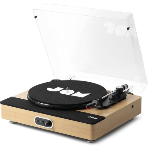 JAM Soundstream deluxe Bluetooth Platenspeler met Ingebouwde speakers - Ingebouwde stofkap - USB - Bruin
