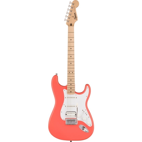 Squier Sonic Stratocaster HSS MN Tahitian Coral - ST-Style elektrische gitaar