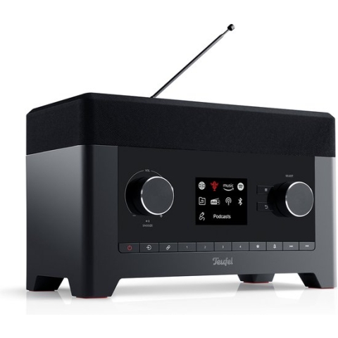 Teufel RADIO 3SIXTY | Internetradio met DAB+, FM, bluetooth, Spotify Connect - zwart