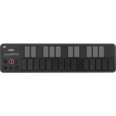 Korg nanoKEY 2 zwart MIDI Studio Controller - Master keyboard mini