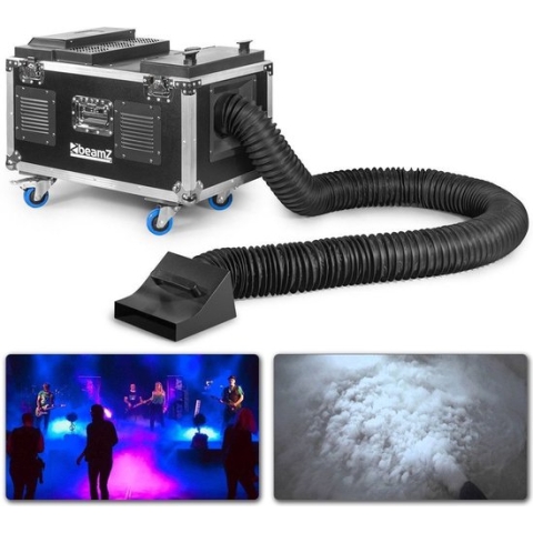 Rookmachine - BeamZ LF3000 ultrasone low fog machine - laaghangende rook