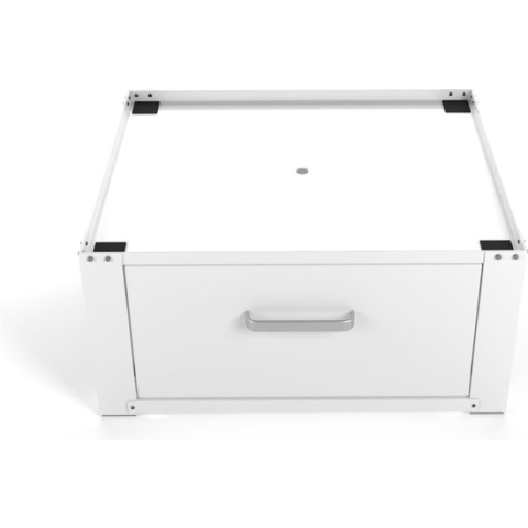 RMBO Wasmachine verhoger met lade - Wasmachine opbouwmeubel - Wasmachine sokkel - 31cm hoog - Wit - Universeel