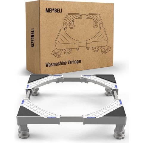 Membeli Wasmachine Verhoger - Wasmachine Opbouwmeubel - Universele Verhoging - Anti-Vibratie Dempers - Max 300kg