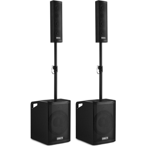 Vonyx VX1050BT complete geluidsinstallatie met 2x subwoofer en 2x top & Bluetooth - 1150W totaal
