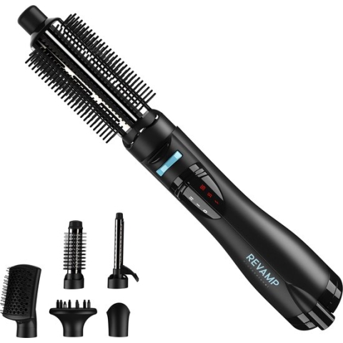 Revamp Progloss Airstyle 6 in 1 multistyler - Föhnborstel - inclusief 6 opzetstukken - 19MM / 32MM / 38MM