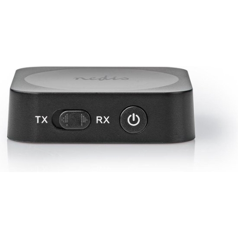 Nedis Bluetooth Zender / Ontvanger - Input: 1x AUX - Output: 1x AUX - SBC - Maximaal 1 Apparaat - Maximale batterijduur: 6 uur - Zwart