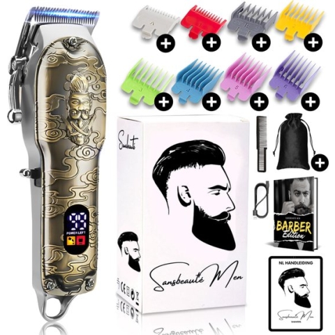 Professionele Draadloze Tondeuse - Tondeuse Mannen Hoofdhaar - Cheveux Haar - Haartrimmer - Kapper Haar Machine - Haartondeuse - Baard en haar trimmer - Barber Hair Clipper - Kapper Trimmer - Kappersset