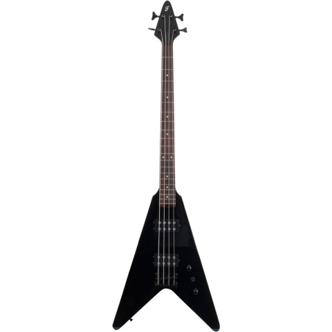Fazley FFVB618BK elektrische basgitaar zwart