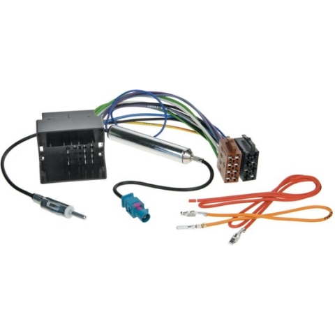 Radio Aansluitkabel DIN Div. modellen Audi- Seat- Skoda- VW - Maserati incl. Antenne Phantom power