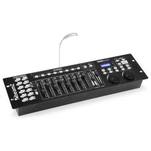 BeamZ DMX240 - 192 kanaals DMX controller voor 12 lichteffecten