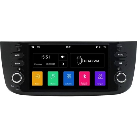 Fiat Punto Autoradio | Draadloos Carplay | Android auto