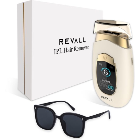 REVALL IPL Ontharingsapparaat - Lichtontharing - Laser - Pijnloos - Incl. Beschermbril - Premium