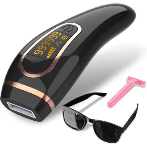 Dyla IPL Ontharingsapparaat Hair Removal - Pijnloze Haar Verwijderaar - Lichtontharing - 999.999 Flitsen - Zwart