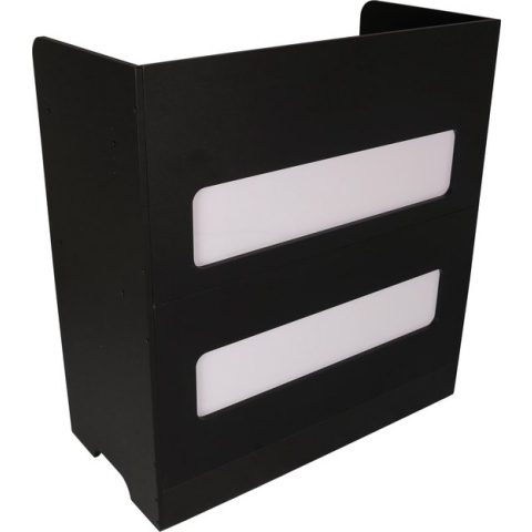 Innox Dex DJ booth - Zwart - Afscherming - Tafel