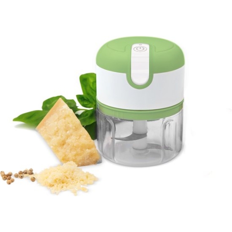 Livington 3 Seconds Chopper - Versnipperaar met USB-aansluiting, - mini keukenmachine - multi-versnipperaar - oplaadbare batterij - hakken, snijden en hakken.