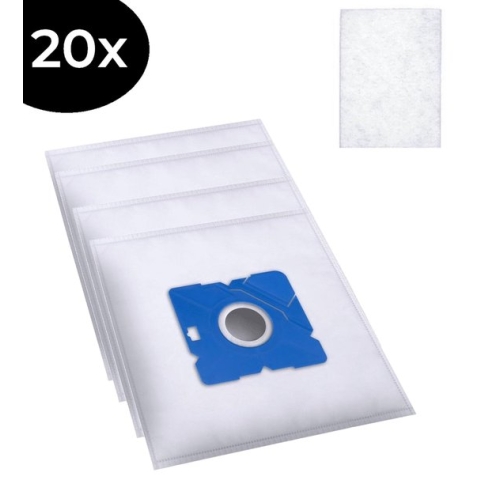 Stofzuigerzakken geschikt voor Inventum SZ300 en Tomado TDB300 - 3L + Filter - 20 stuks Van Zedar