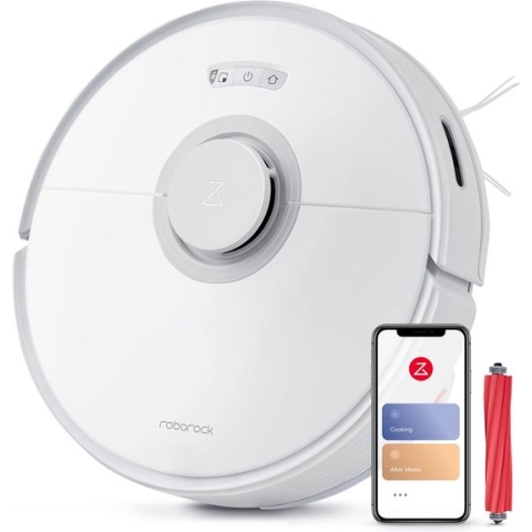 Roborock Q7 Max Robotstofzuiger met dweilfunctie,58W,Met afveegfunctie,Multi-layer mapping en continu schoonmaken,Intelligent LiDAR navigatie,4200Pa