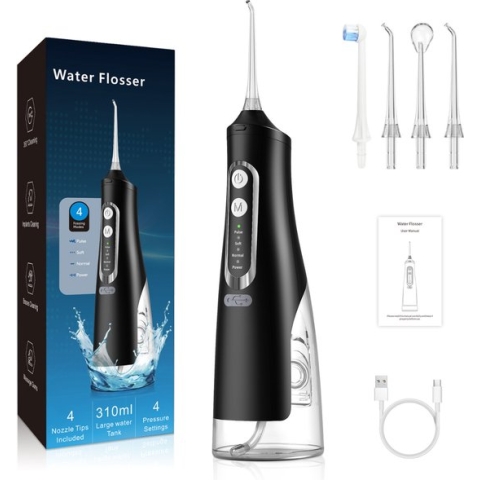 My Green Deal - Waterflosser Draadloos - Elektrische Tandenflosser- Monddouche - Mondverzorging - Flosapparaten - Tongreiniger