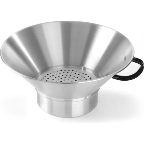Hendi Frituurvergiet Aluminium - Vaste Bodem - Frites Lekbak met Uitneembare Zeef - Ø40x(H)17cm