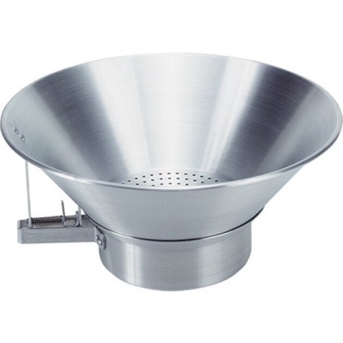 EMGA Horeca Friet lekbak Ø 39cm - Frietvergiet - Aluminium zeer sterk - horeca professioneel gebruik - incl. afneembare zout en vet opvangbak