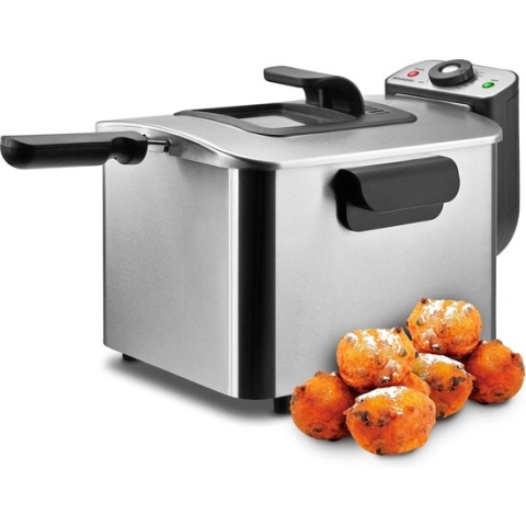 Brabantia BBEK1130 Frituurpan - Friteuse - 4 Liter - 2200 Watt - RVS