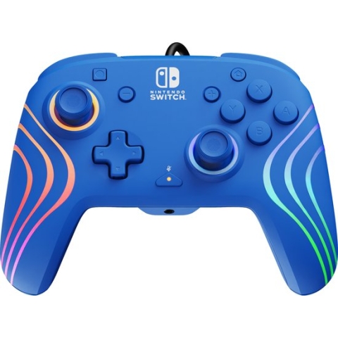 PDP Afterglow WAVE - Bedrade Controller - Blauw - Nintendo Switch